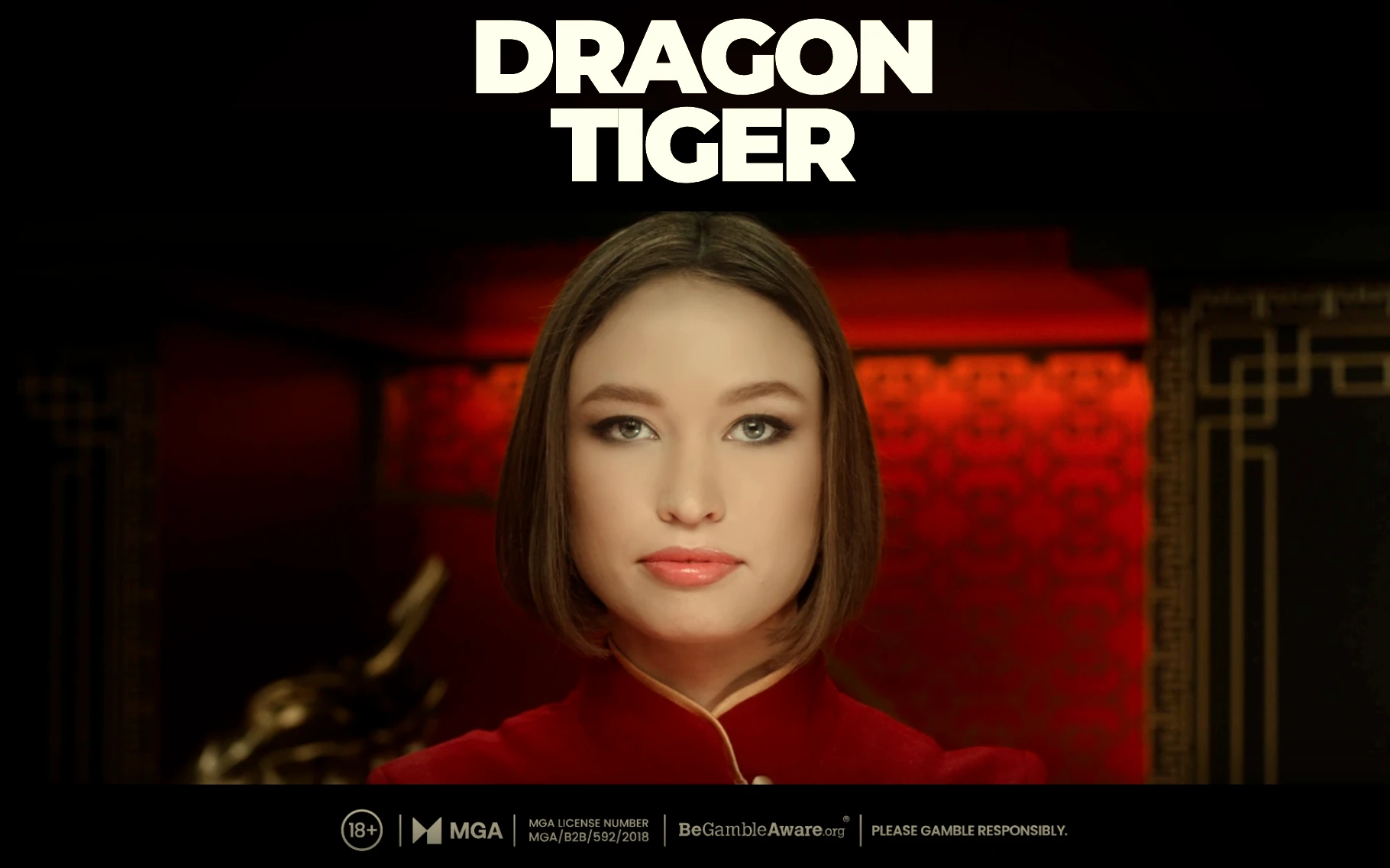 Promotional view of the Dragon Tiger game table